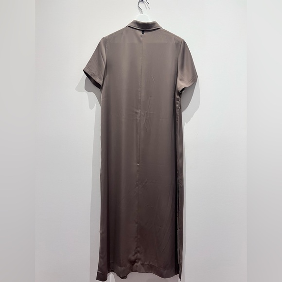 Rudsak Elegant Taupe long Shirt Dress - Picture 2 of 4